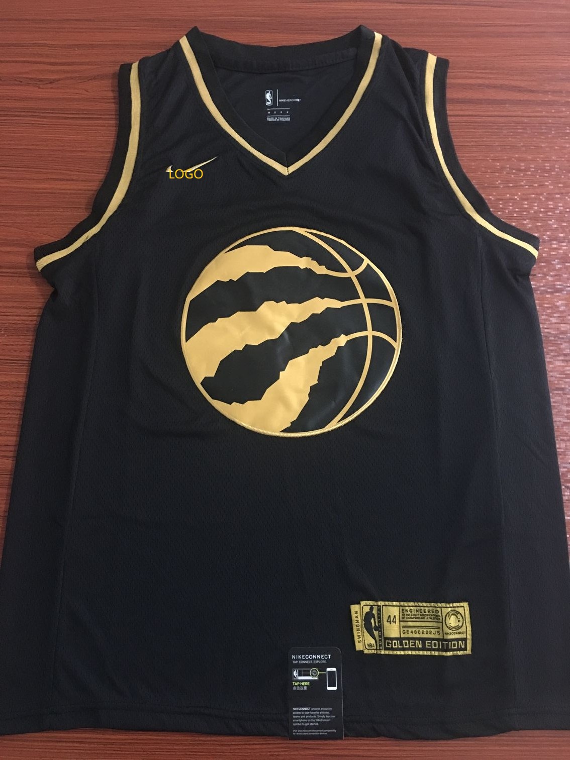 gold raptors shirt