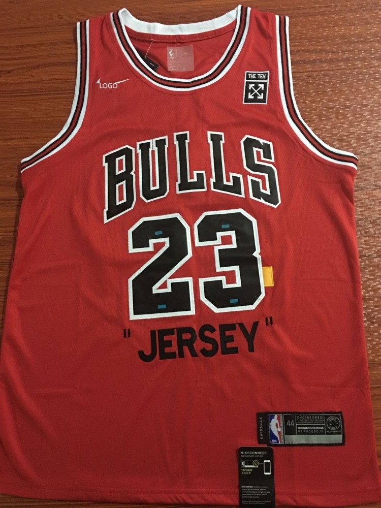 2019 20 Adult Bulls Jordan 23 Red Basketball Jersey Customize Name