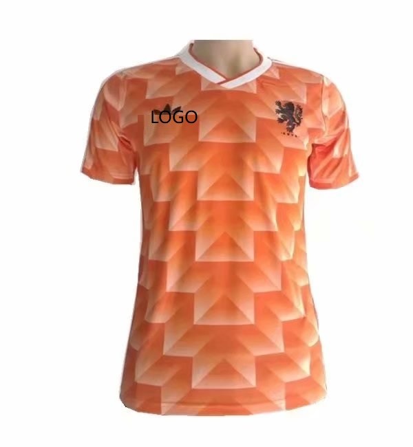 88 Adult Thai Quality Netherlands Home Retro Soccer Football
