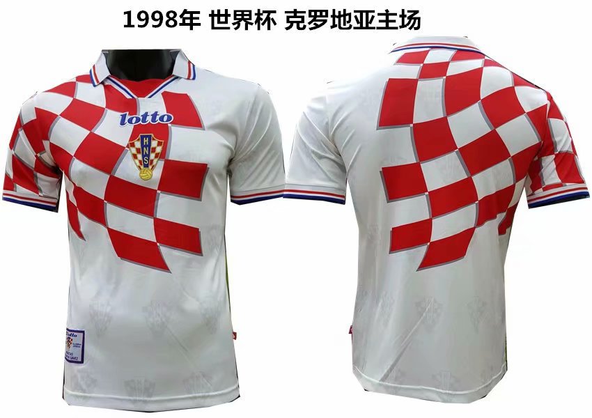 retro croatia football shirt