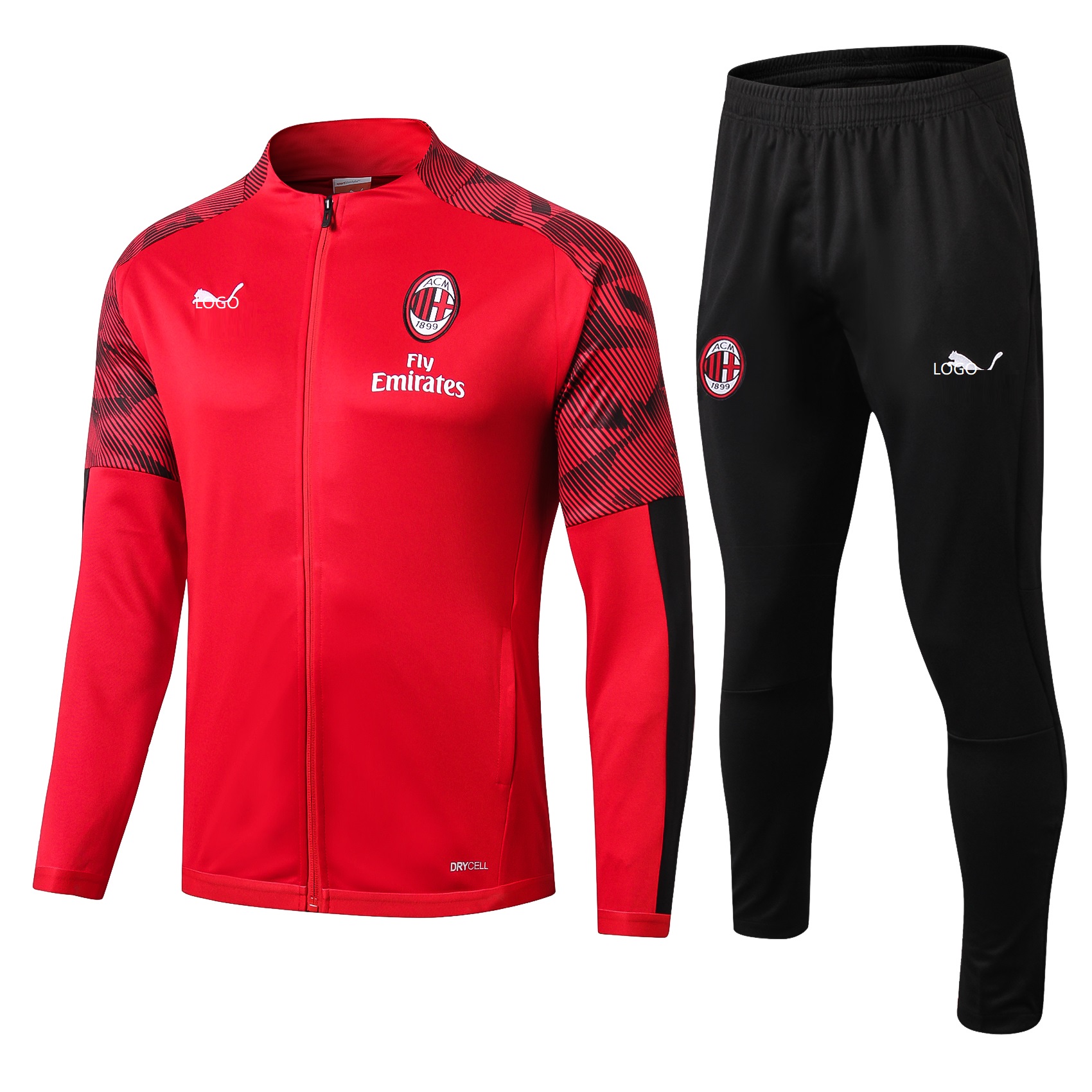ac milan long sleeve jersey