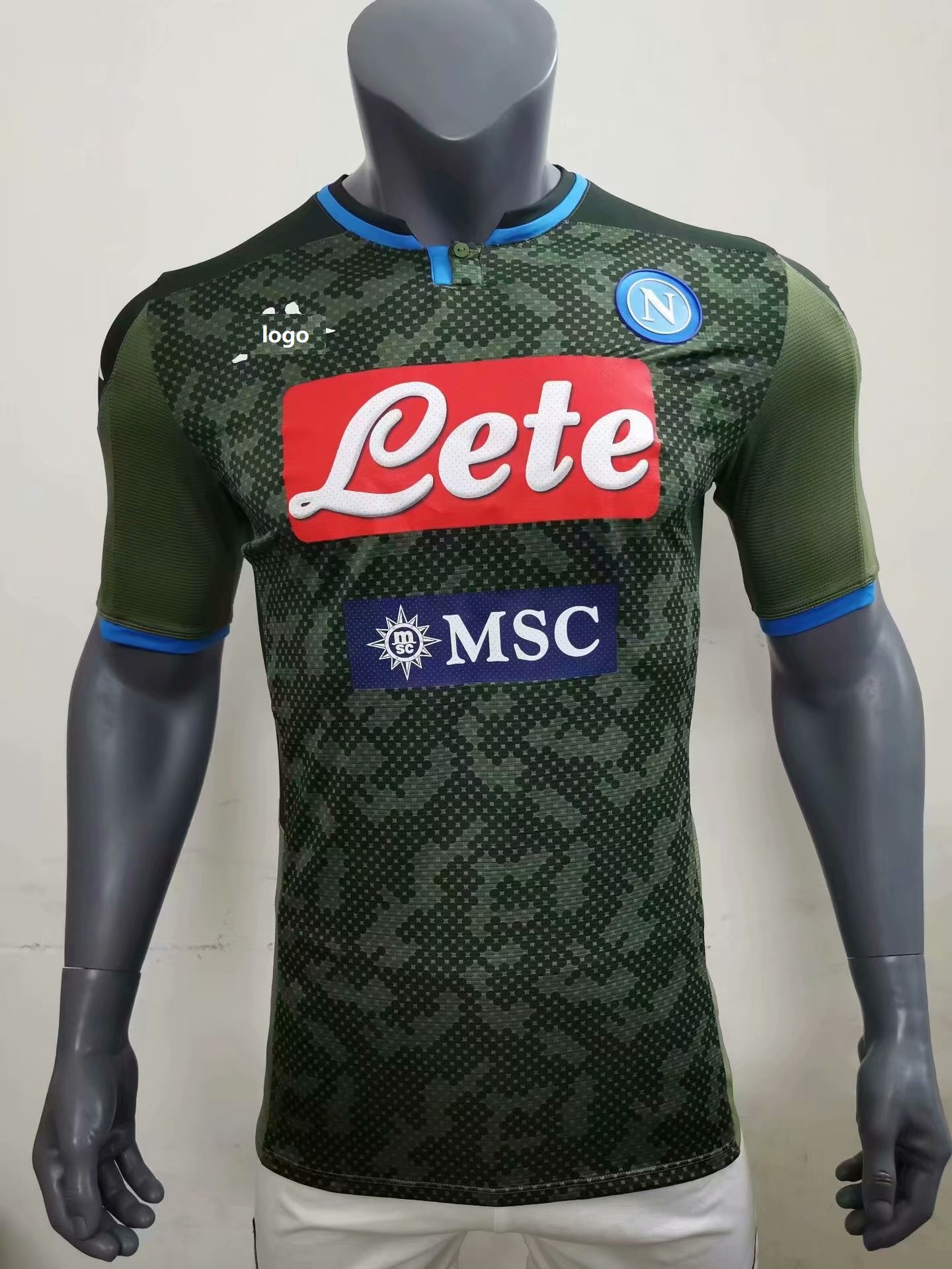 Download 19-20 Player Version Napoli adult soccer jersey football shirt