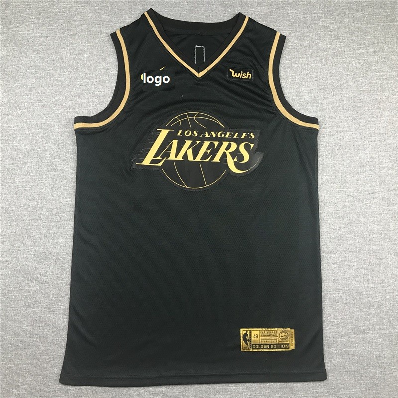 1920 Adult Lakers Basketball Jersey Shirt Bryant 24 Black 7551