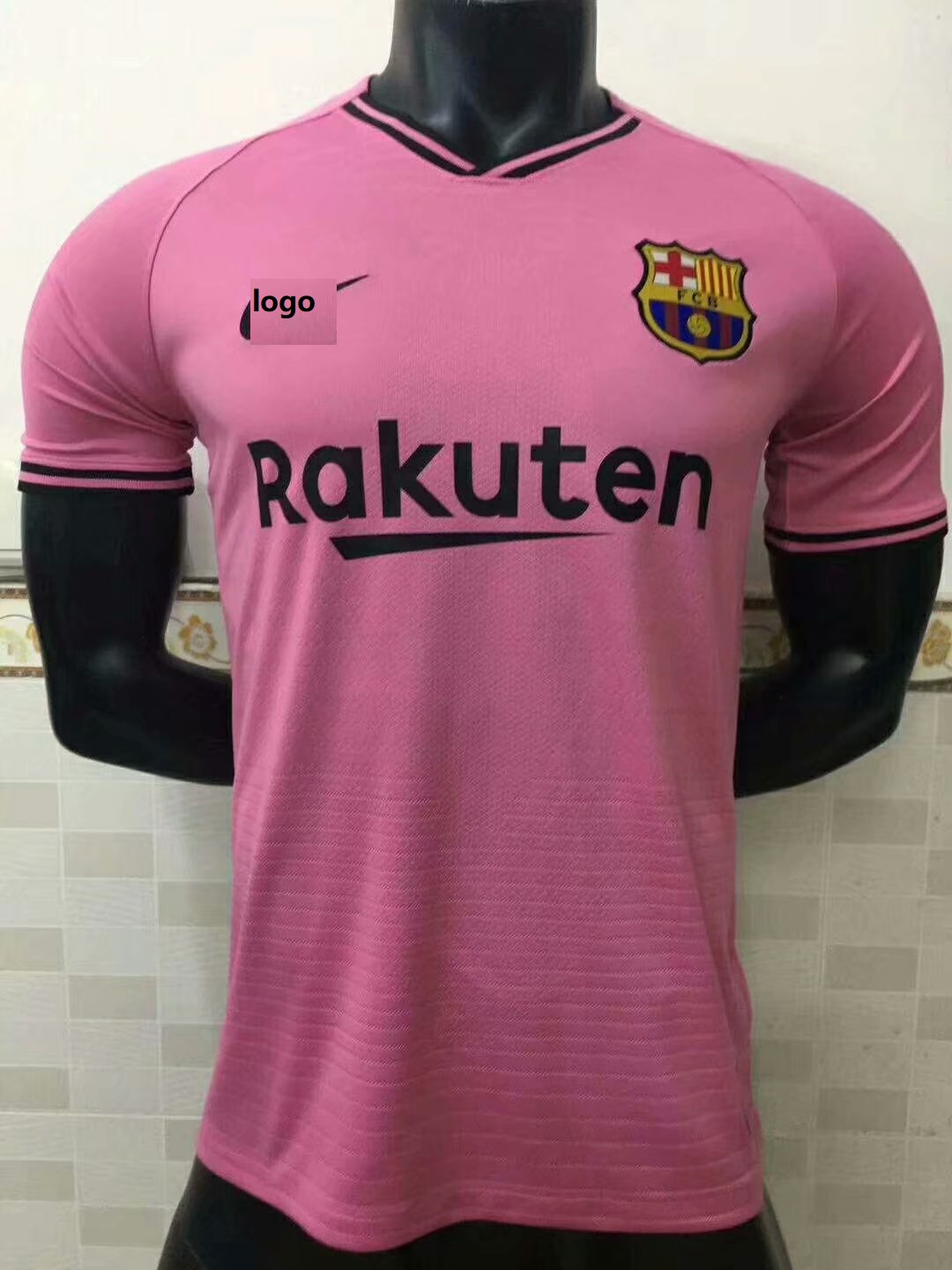 Barcelona pink Soccer jersey football shirt