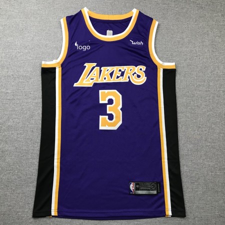 2019/20 Adult Lakers basketball jersey shirt Davis 3 purple