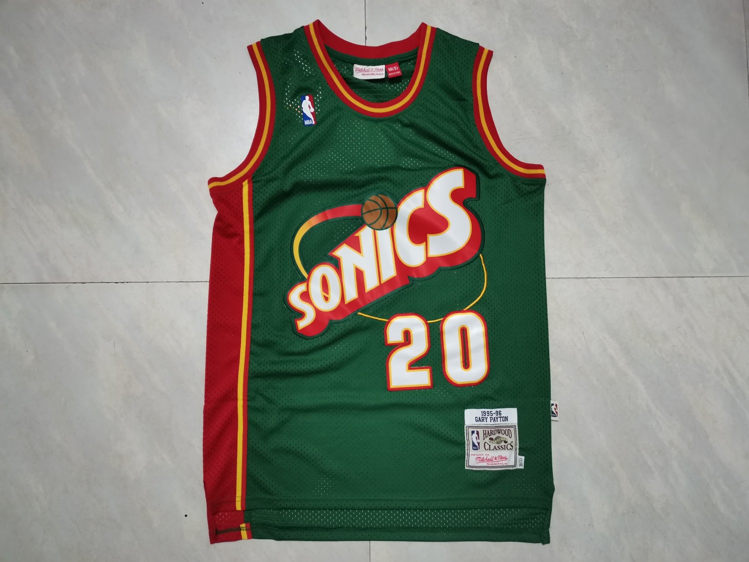 gary payton sonics shirt
