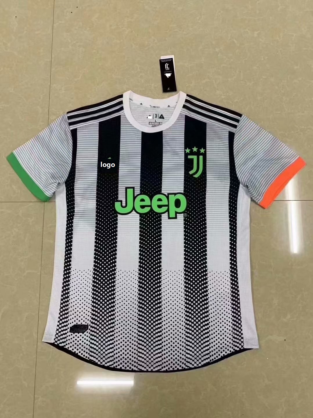 19/20 Player Version adult Juventus home soccer jersey ...