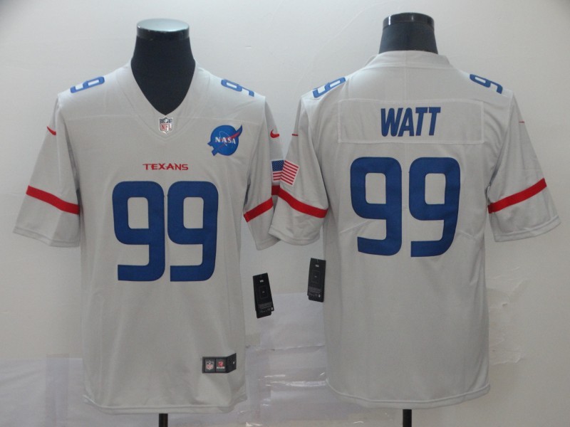 #99 J.J. Watt White Men's Stitched Football Limited City Edition Jersey