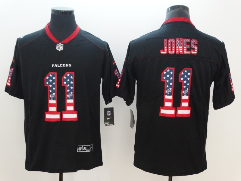 Falcons 11 Julio Jones 2019 Salute To Service USA Flag ...