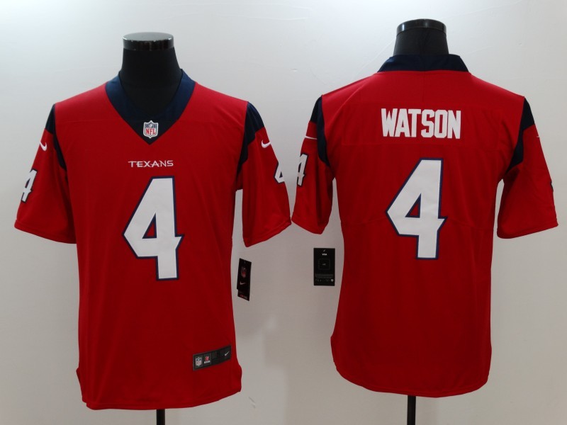 Texans 4 Deshaun Watson Red Youth New 2019 Vapor Untouchable Limited Jersey