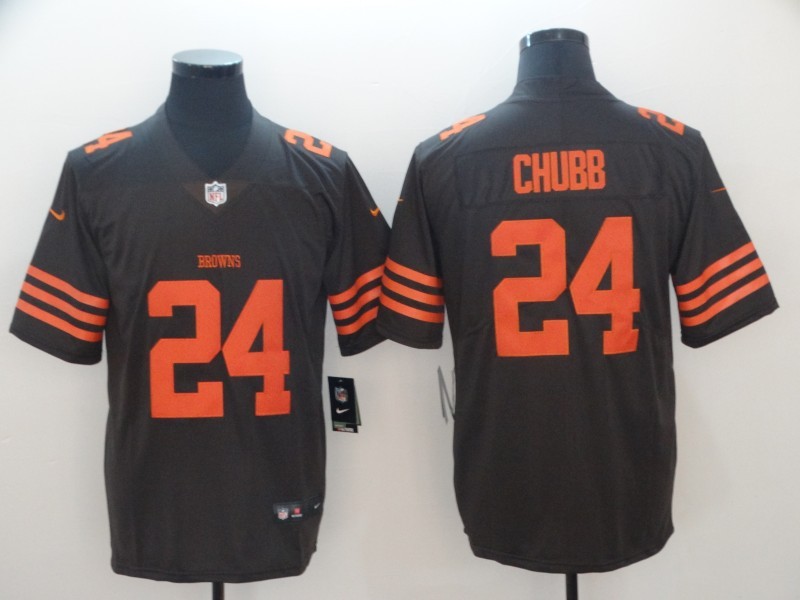 Nick Chubb Brown Color Rush Limited Jersey