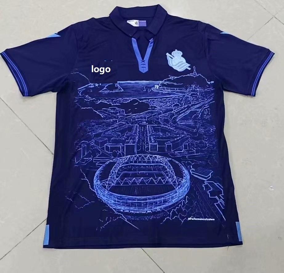 19-20 Thai Version adult Real Sociedad Soccer shirt ...