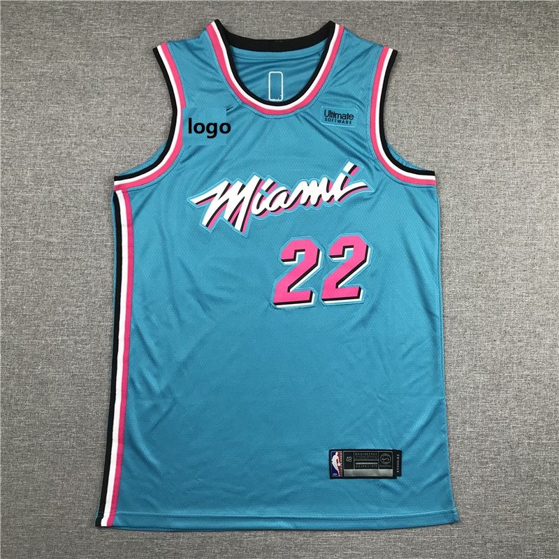 201920 Adult heats basketball jersey shirt Butler 22 Sky Blue