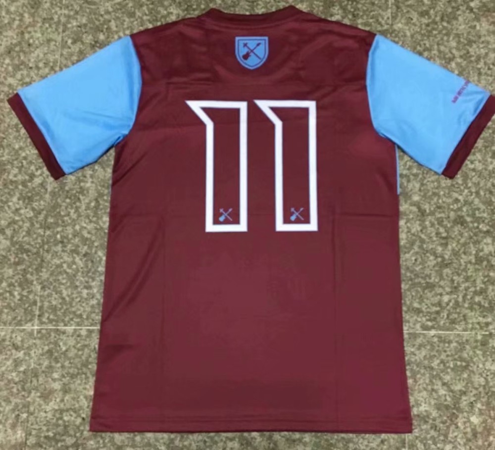 19 20 Thai Quality Adult West Ham X Iron Maiden Collection Soccer Jersey Football Shirt