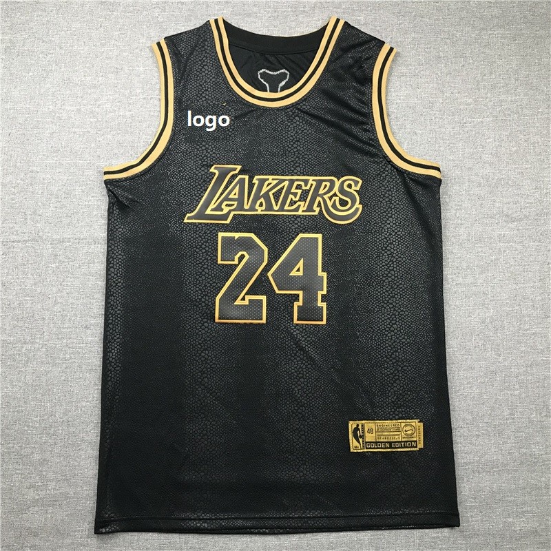 19-20 Adult Los Angeles lakers basketball jersey shirt Bryant 24 black