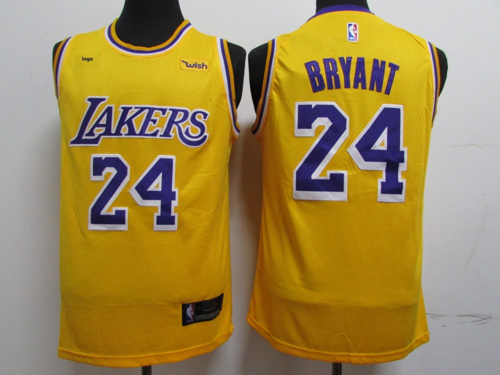 20 21 Adult Los Angeles Lakers Basketball Retro Jersey Shirt Bryant 24