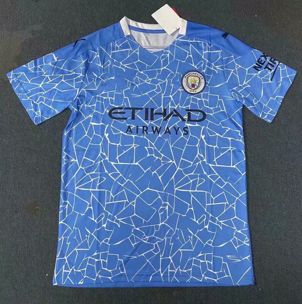 2020 2021 Adult Thai Version Mci Manchester City Home Training Suit Soccer Football Jersey