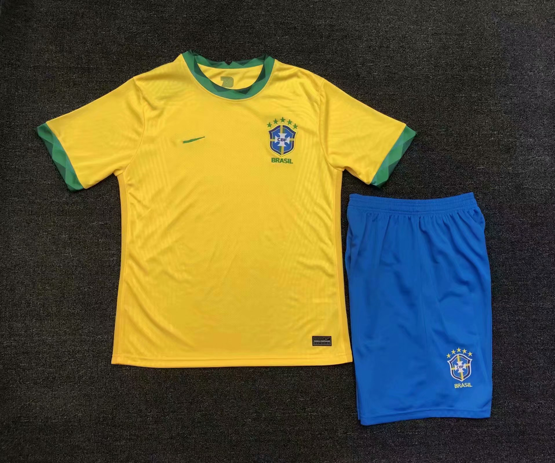 brazil soccer team uniform