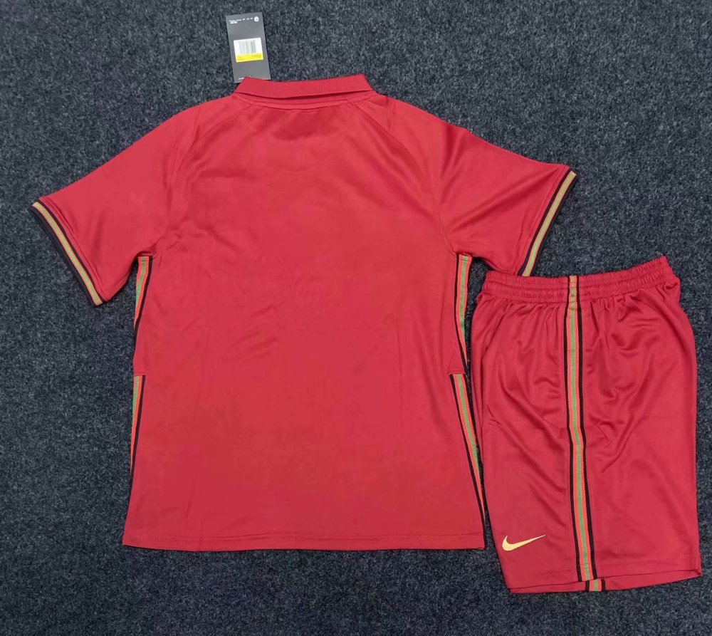 20 21 New Adult Portugal Red Soccer Uniforms National Team Football Kits