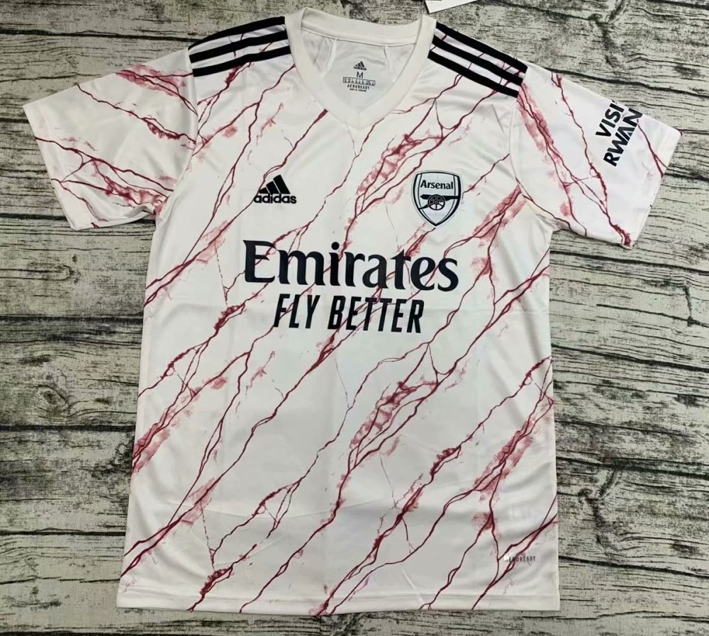 20 21 Adult Thai Version Arsenal White Club Soccer Jersey Football Shirt