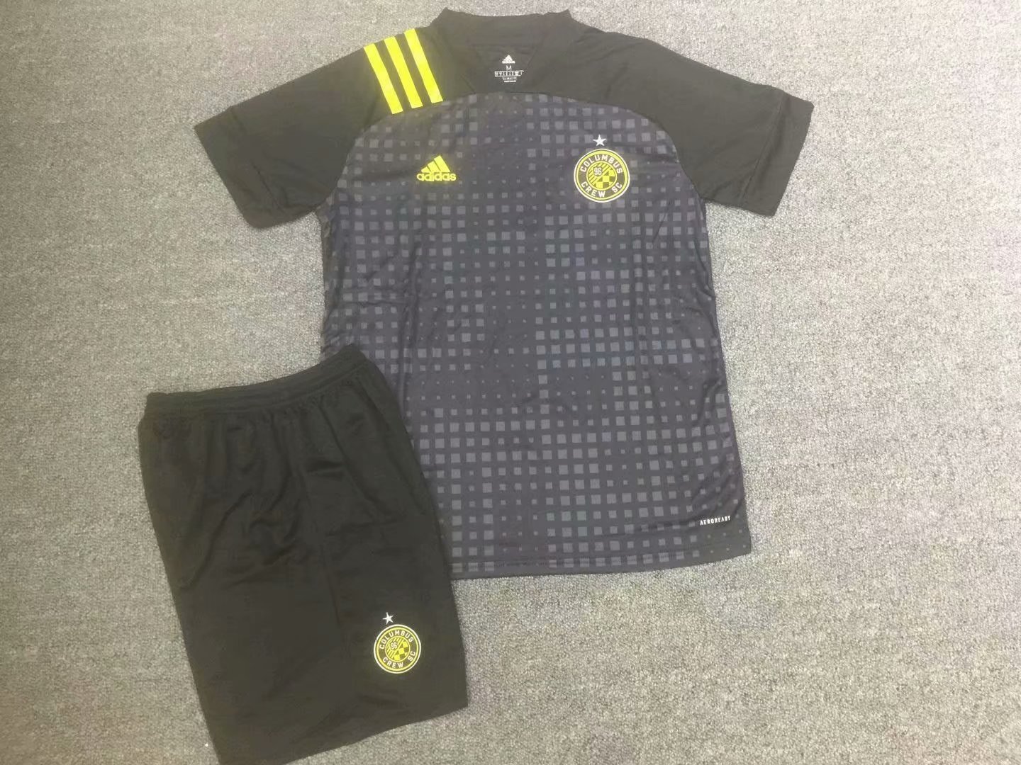 20/21 New Adult Columbus crew black soccer uniforms football suits