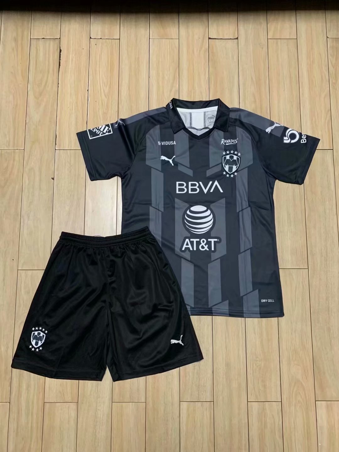 20/21 New Adult Monterey black soccer uniforms football suits