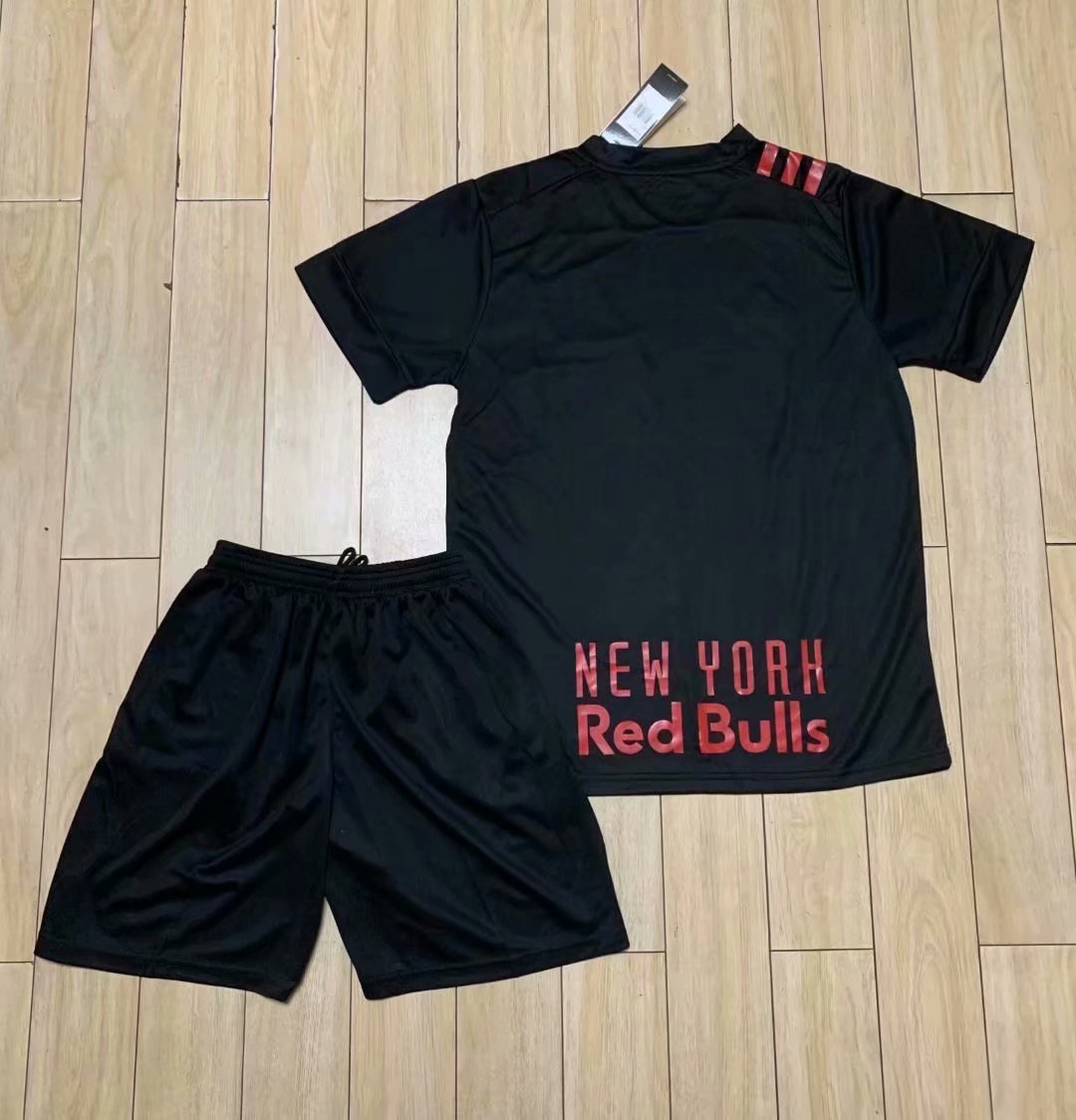 20/21 New Children Red bull black soccer uniforms football suits