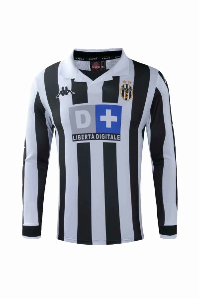 1999-2000 Adult Thai version Juventus black long sleeve ...