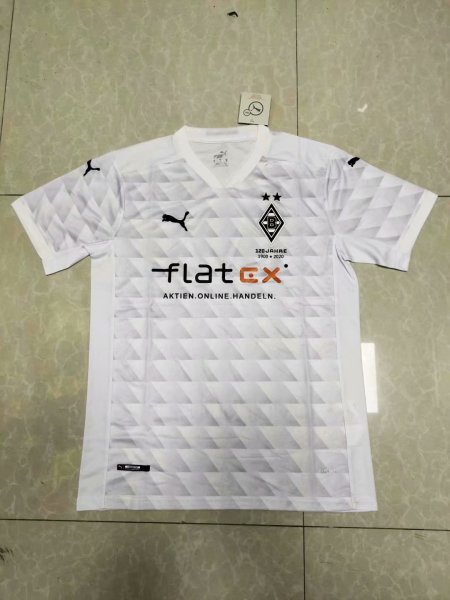 20/21 New Adult Thai version Gladbach home white club soccer jersey football shirt