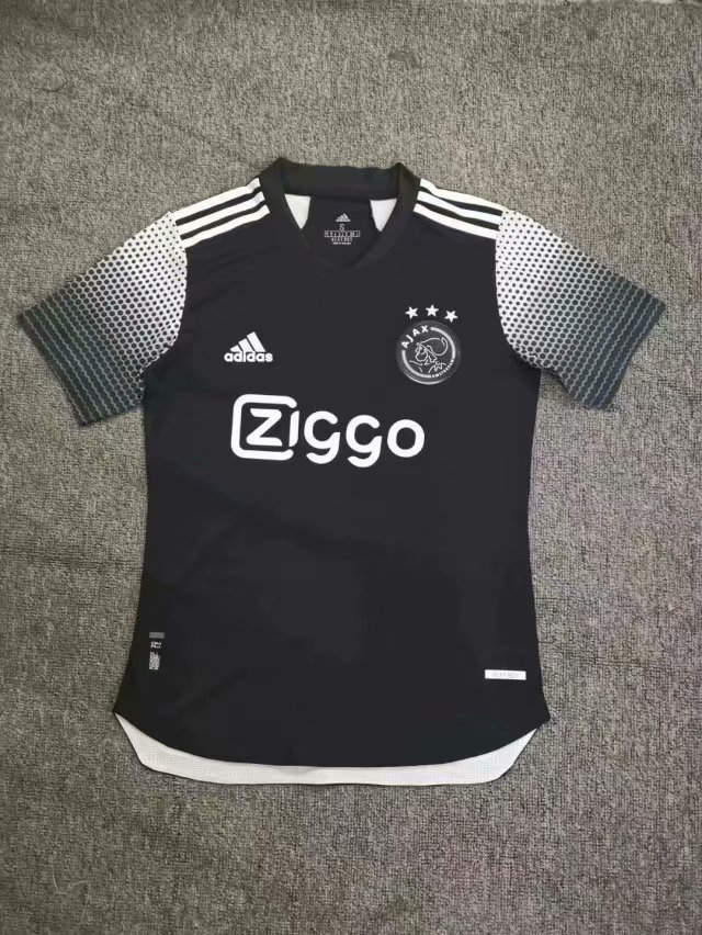 20/21 New Adult top players version Ajax third away black soccer jersey football shirt