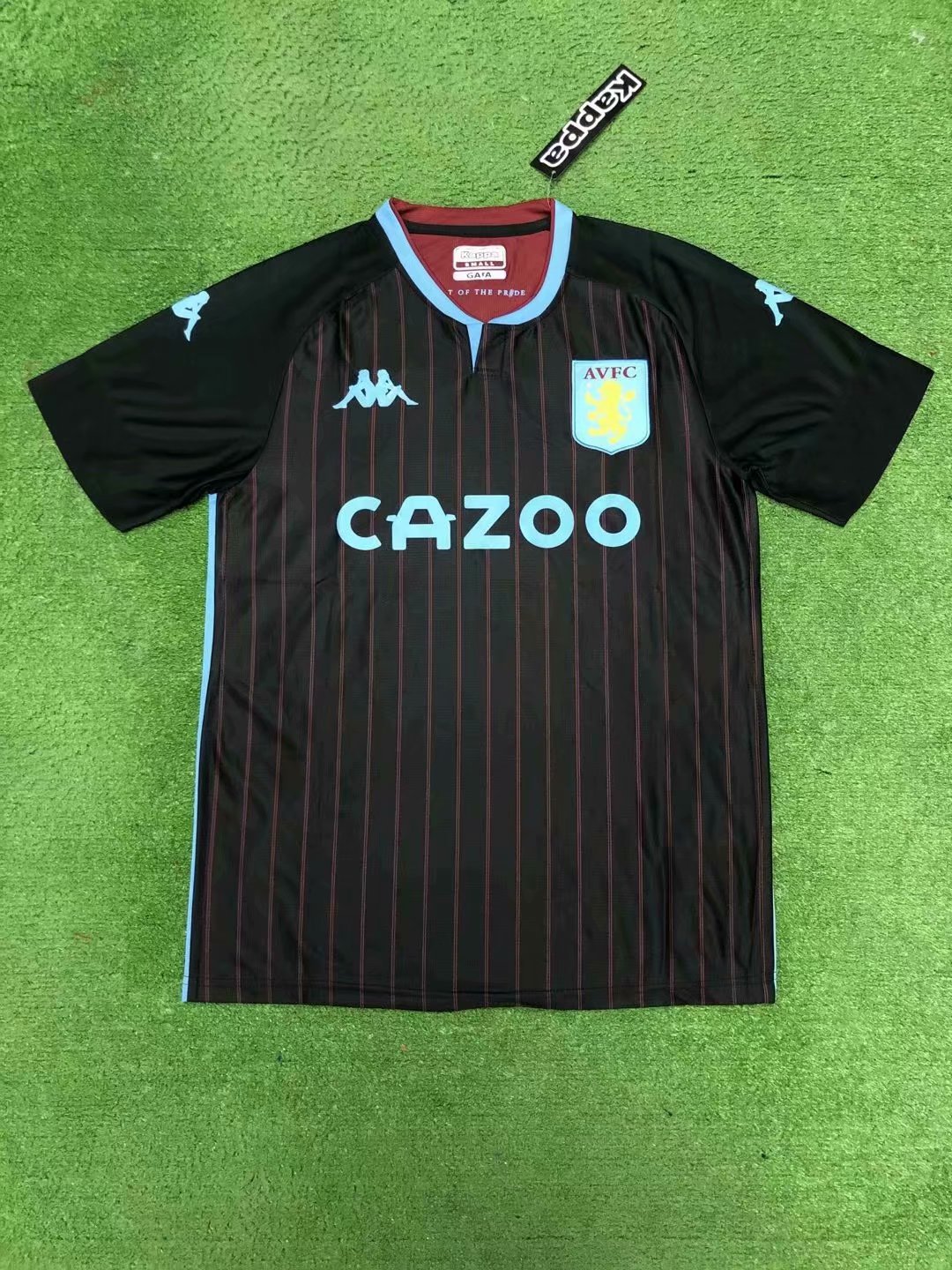 20/21 New Adult Thai version Aston Villa away black club ...