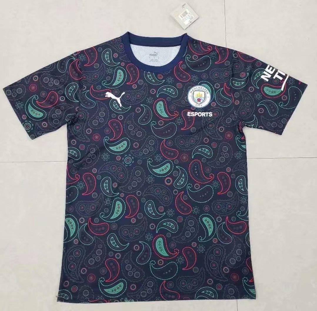 20/21 New Adult Thai version Manchester city black club ...