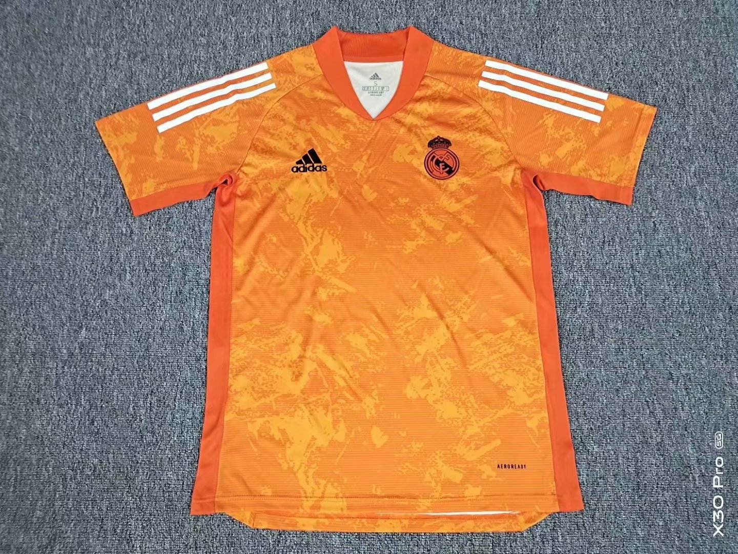 real madrid orange training jersey