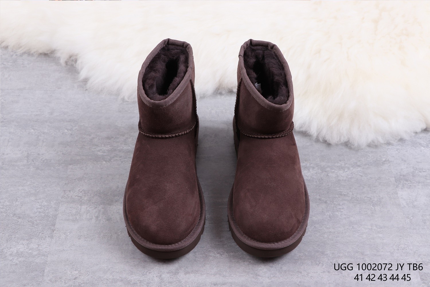 dark brown uggs mini