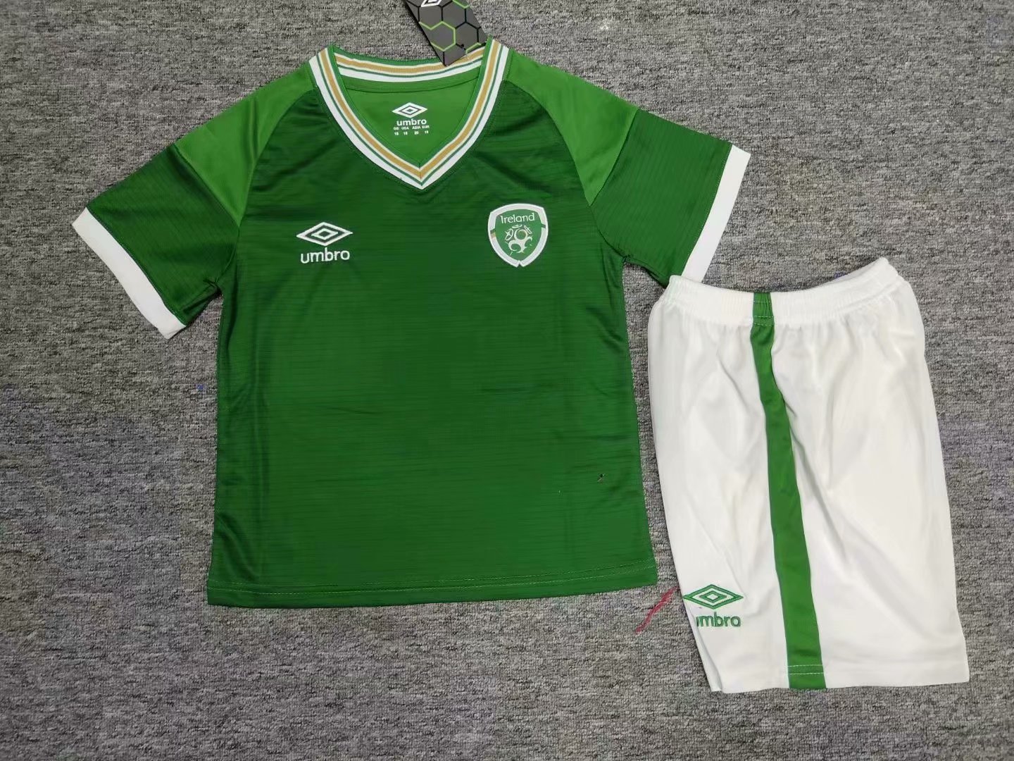 20/21 New Children Ireland green club soccer kits football uniforms