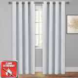 Custom Flame Retardant Blackout Curtain Energy Efficiency for Living Room / Bedroom / Factory / Hotel by NICETOWN ( 1 Panel )
