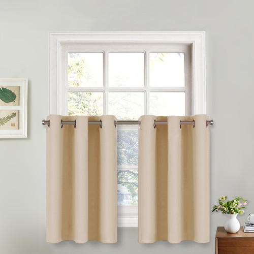 Custom Short Curtain Half Window Curtain Privacy Curtain Tiers for Windows Bathroom Shade by NICETOWN ( 1 Panel )