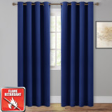 Custom Flame Retardant Blackout Curtain Energy Efficiency for Living Room / Bedroom / Factory / Hotel by NICETOWN ( 1 Panel )