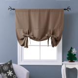 Made to Order Roman Shades Valance for Windows Tie Up Balloon Curtain Blind for Kitchen / Bathroom by NICETOWN （ 1 Panel ）