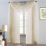 Custom Sheer Curtains Panel-Home Decoration Sheer Voile Bed Canopy Scarf Valance for Wedding by NICETOWN ( 1 Panel )