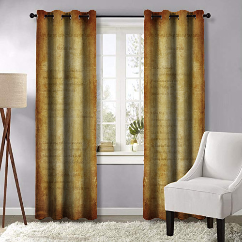 Us 139 9 Patterned Curtain Vintage Old Fashion Stray Bird Designed Curtain Panel Retro Classic Window Treatment For Farmhouse Bedroom Living Room Sold As 2 Panels M Nicetown Com