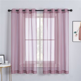 Custom Voile Sheer Curtain Solid Sheer Curtain for Living Room by NICETOWN ( 1 Panel )