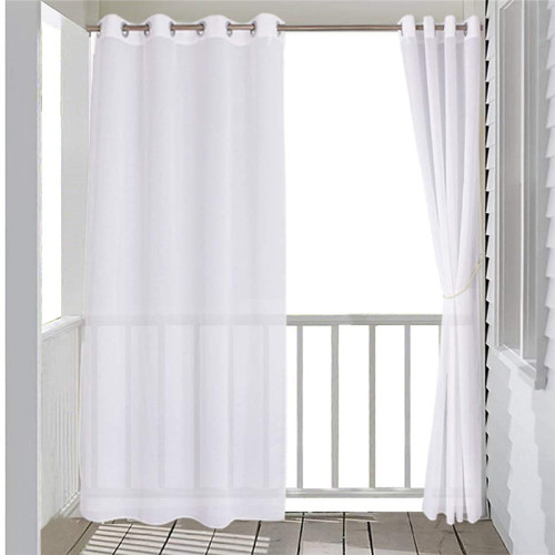 Custom Waterproof Duoli Sheer Curtain for Patio by NICETOWN ( 1 Panel )