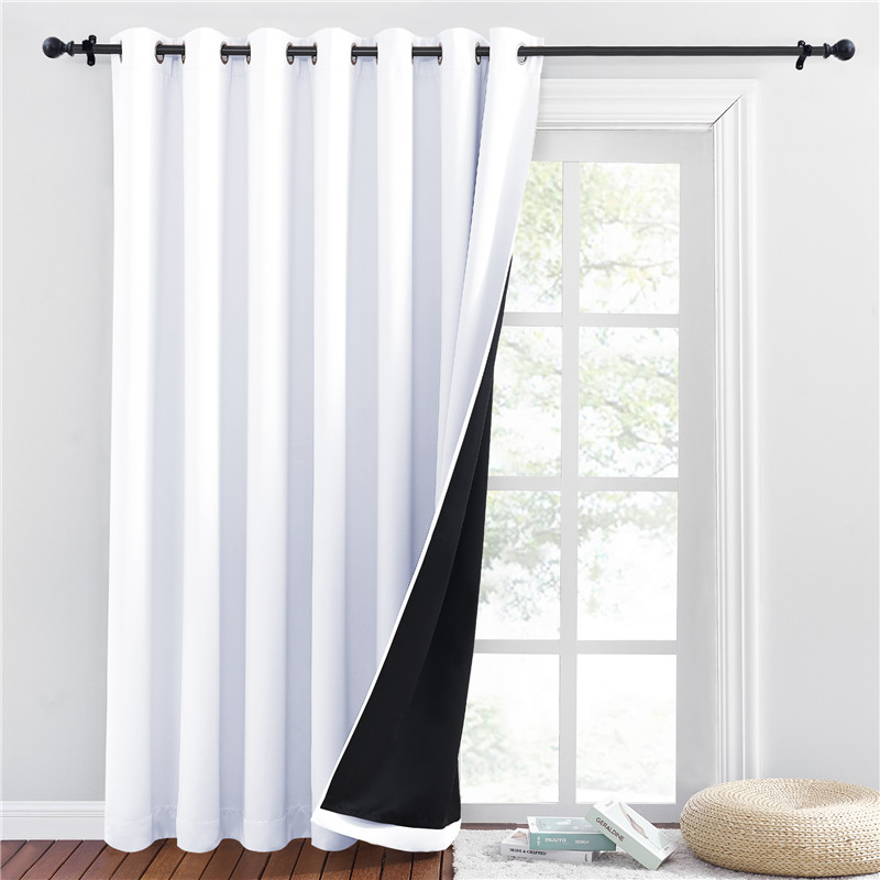 Blackout Thick Thermal Insulated Curtain, Wide Blackout Curtains