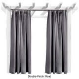 Custom Outdoor Curtains Waterproof Windproof Block UV Blackout Drape for Patio / Foyer / Arbor by NICETOWN ( 1 Panel )