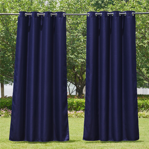 Custom Outdoor Curtains for Patio Waterproof, Rustproof Grommet Outdoor / Indoor Curtains Privacy Protect for Landscape by NICETOWN ( 1 Panel )