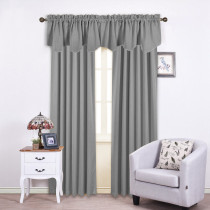 Custom Wave Window Curtain Valance with Pick-Up Accents by NICETOWN (1 Panel)