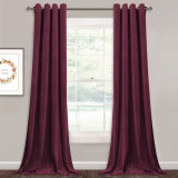 Custom Velvet Curtains  All Size & Style Living Room Blackout Curtains Heavy Duty Panels for Bedroom / Guest Room by NICETOWN ( 1 Panel )