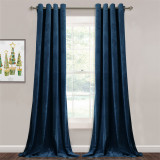 Custom Velvet Curtains  All Size & Style Living Room Blackout Curtains Heavy Duty Panels for Bedroom / Guest Room by NICETOWN ( 1 Panel )