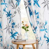 Custom Blackout Curtain Glowing Flower Thermal Insulated Drapes by NICETOWN ( 1 Panel )